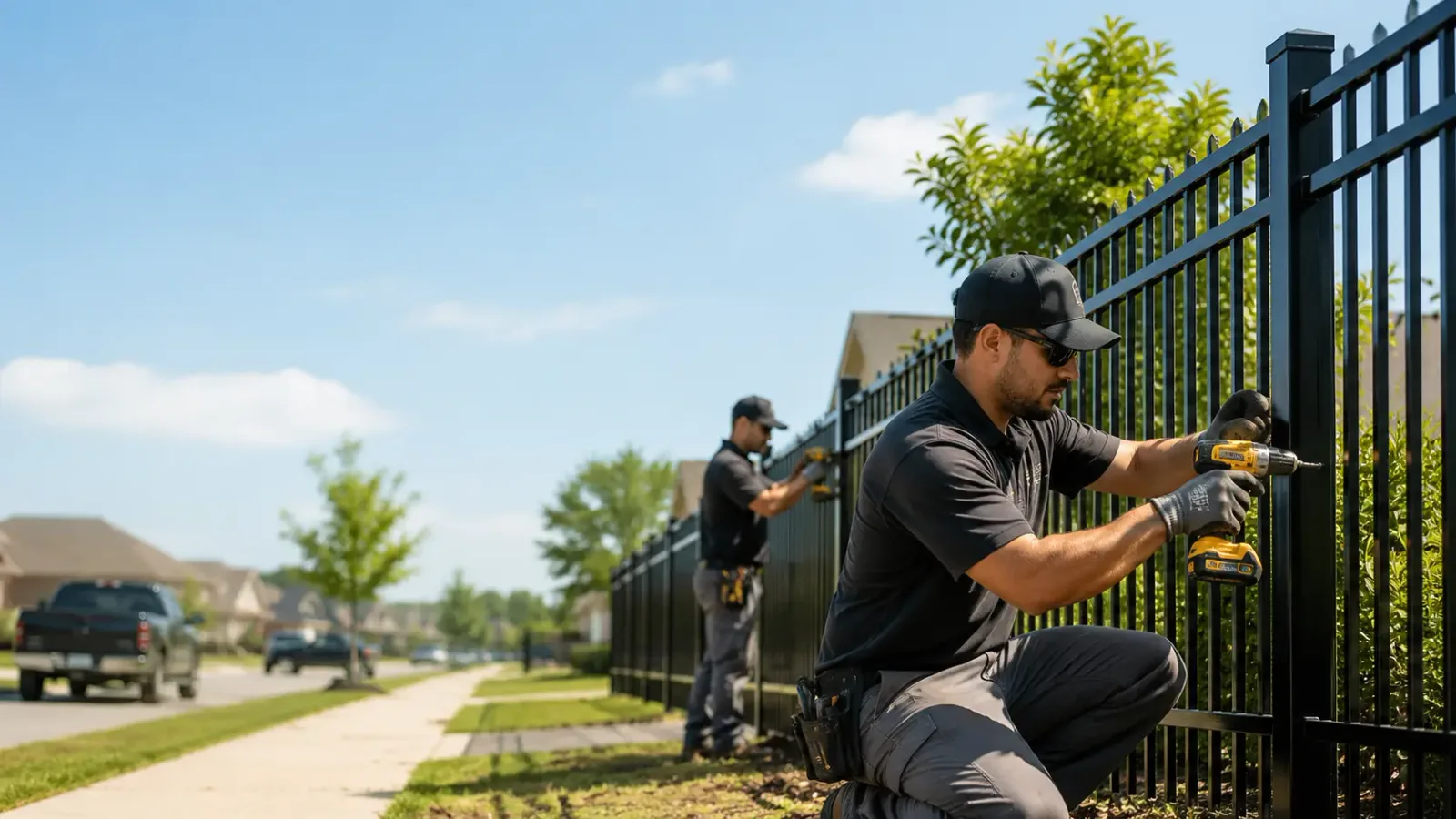 Metal Fence Installation in Pleasantville, OH